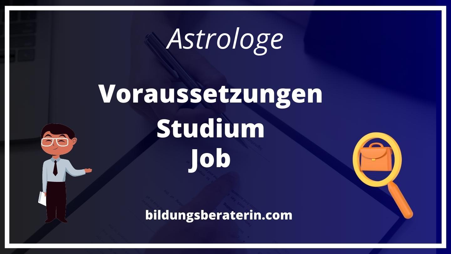 Wie wird man Astrologe