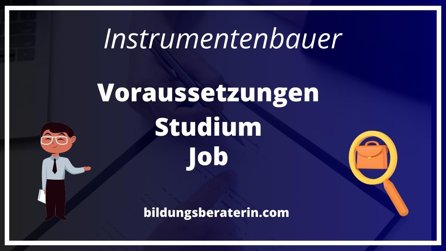 Wie wird man Instrumentenbauer