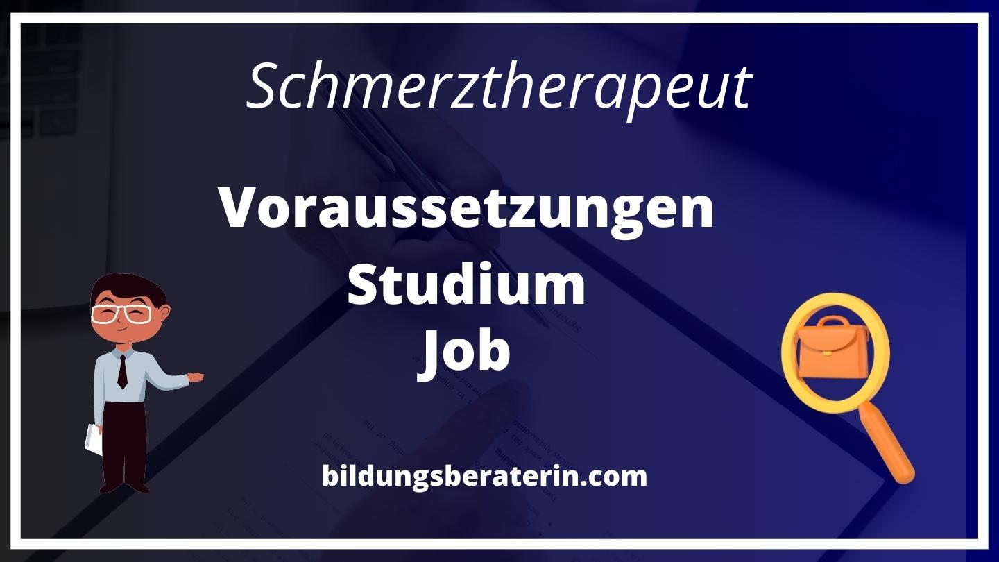 Wie wird man Schmerztherapeut